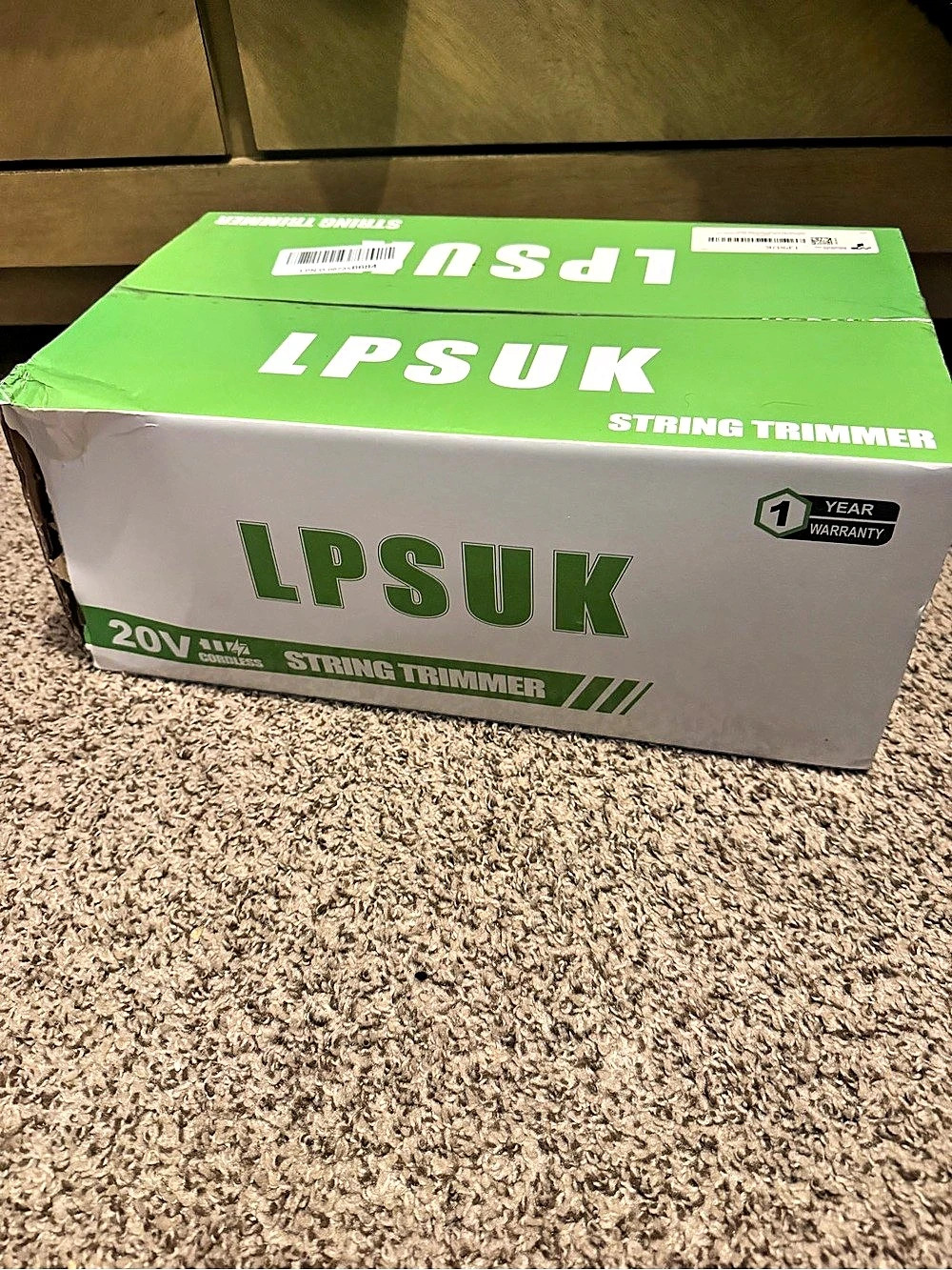 LPSUK 20V Cordless String Trimmer Green